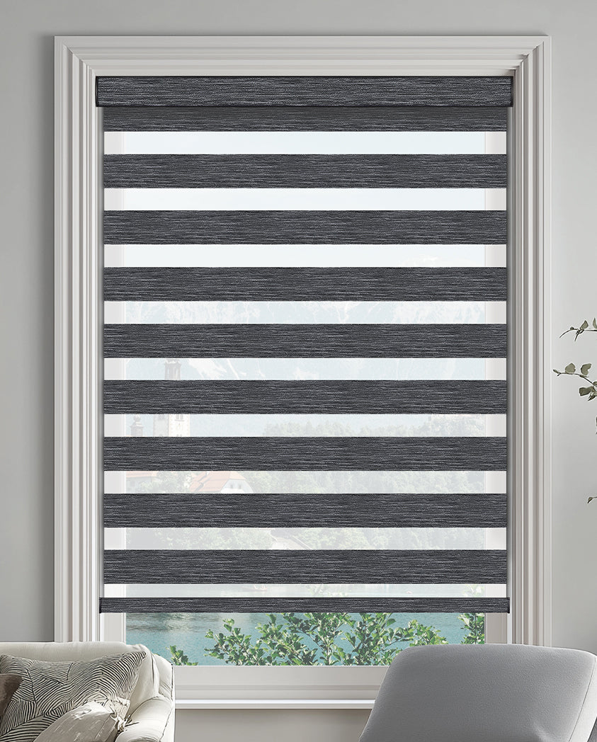Grande Shadow Light Filtering Zebra Shade