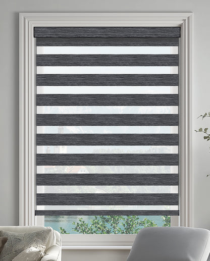 Grande Shadow Light Filtering Zebra Shade