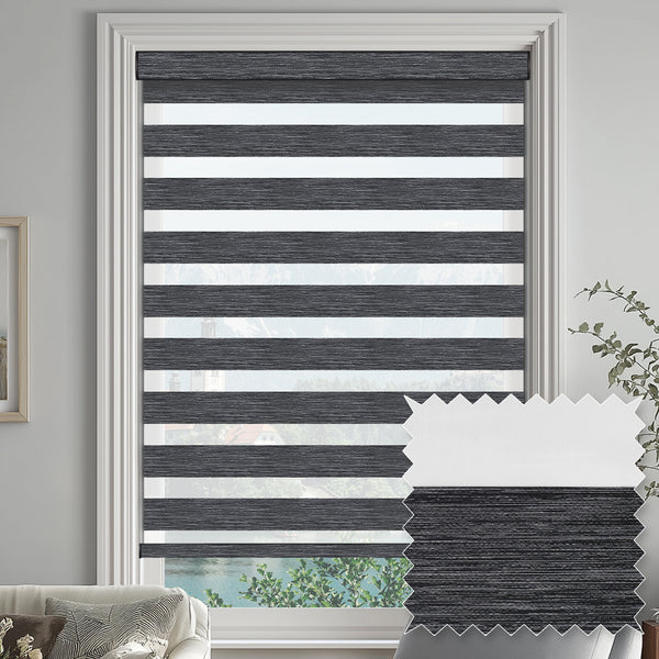 Grande Shadow Light Filtering Zebra Shade