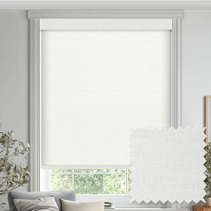 Gemma Ice Light Filtering Roller Shades