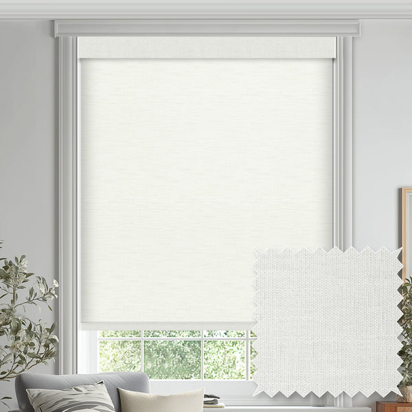 Gemma Ice Light Filtering Roller Shades