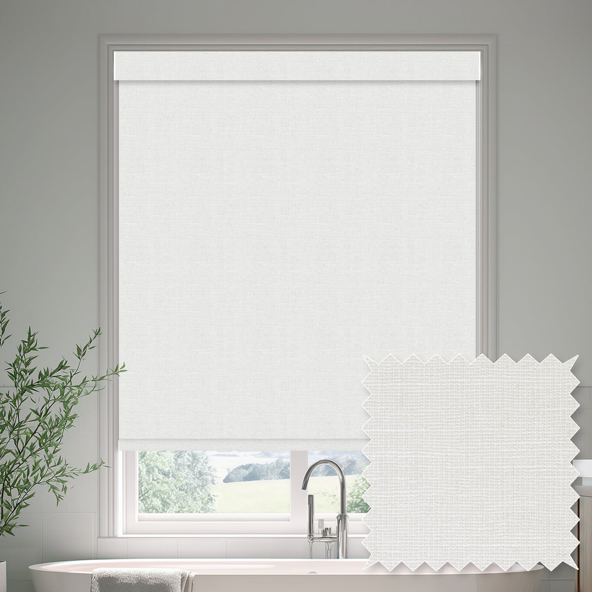 Gemma Frost Blackout Roller Shades