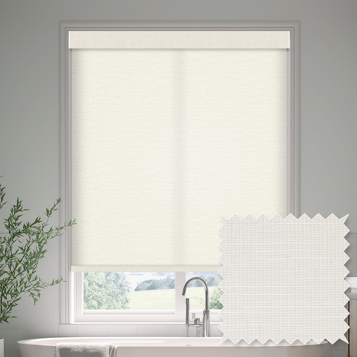 Gemma Frost Light Filtering Roller Shades