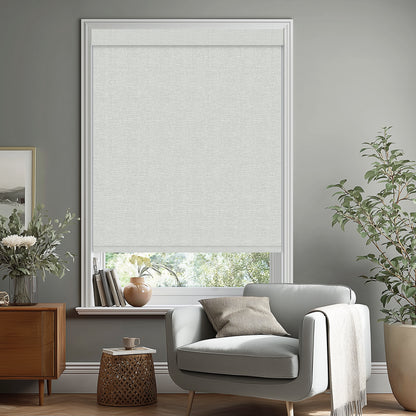 Gemma Silver Blackout Roller Shades