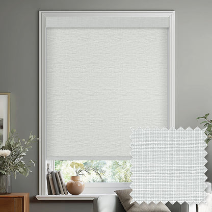 Gemma Silver Light Filtering Roller Shades