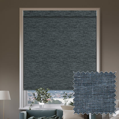 Gemma Denim Blackout Roller Shades