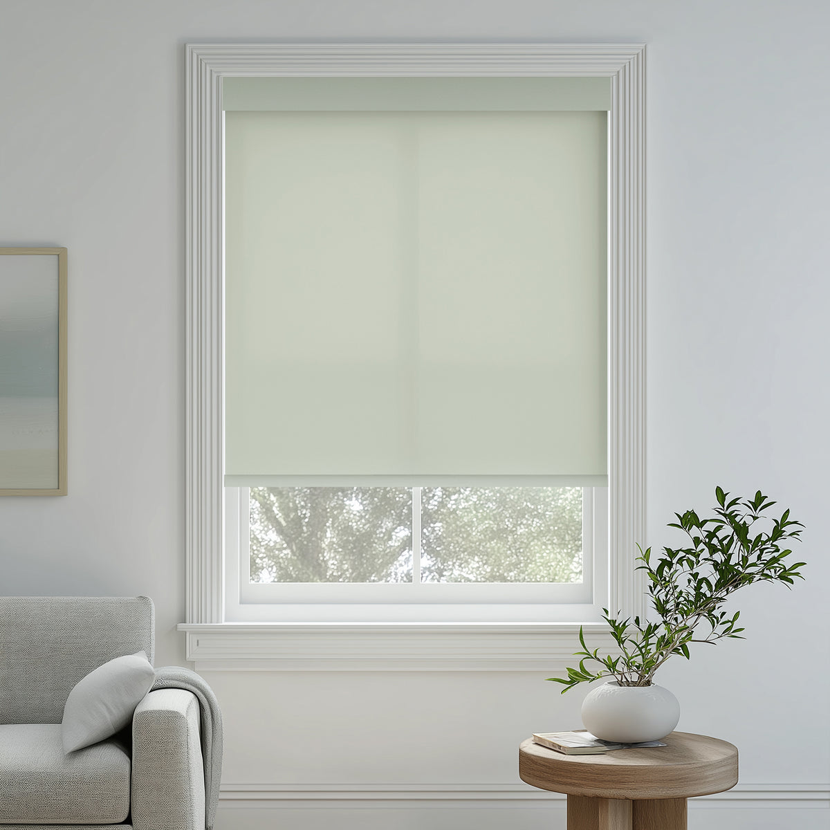 Tam Mist Light Filtering Roller Shades