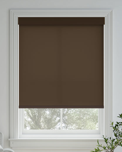 Tam Chocolate Light Filtering Roller Shades