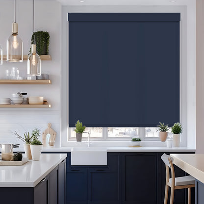 Tam Indigo Light Filtering Roller Shades