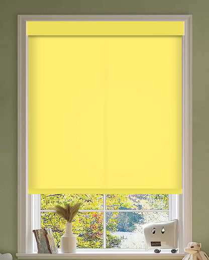 Tam Lemon Light Filtering Roller Shades