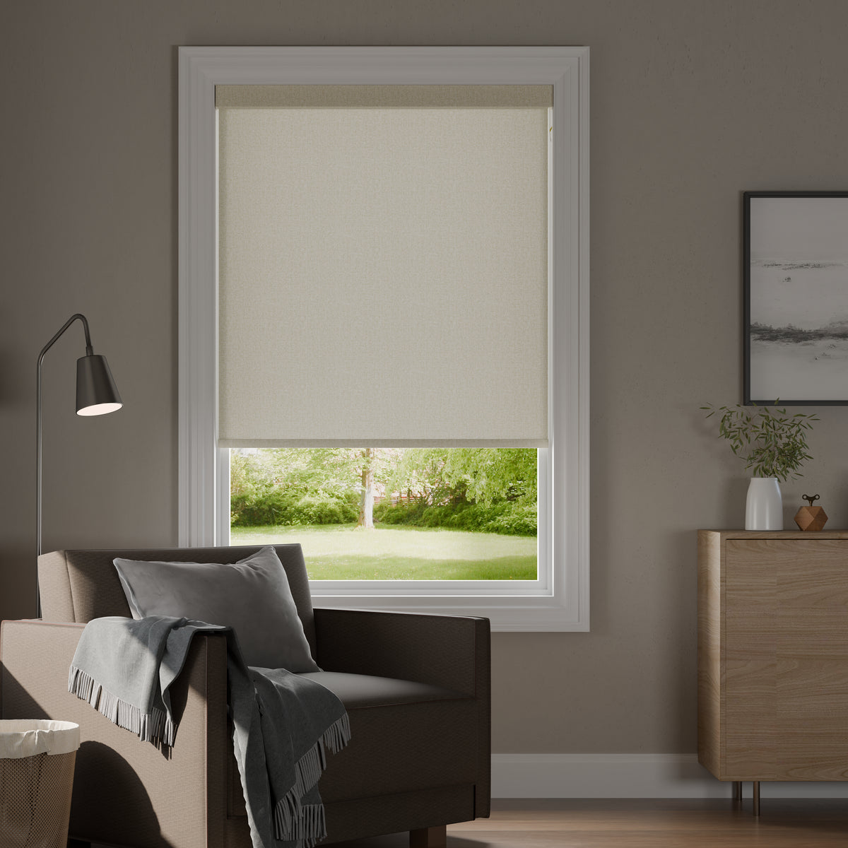 Mondoux Natural Light filtering Roller Shades