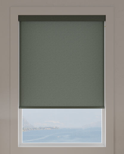 Mondoux Charcoal Blackout Roller Shades