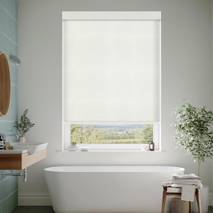 Capella Salt Light Filtering Roller Shades