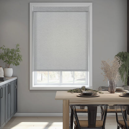 Zaria Ash Light Filtering Roller Shades