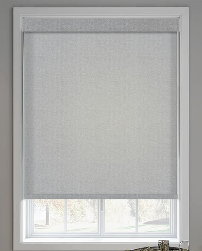 Zaria Ash Light Filtering Roller Shades