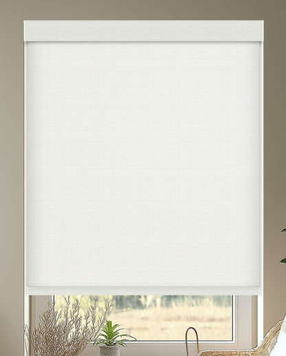 Quintana Snow Light Filtering Roller Shades