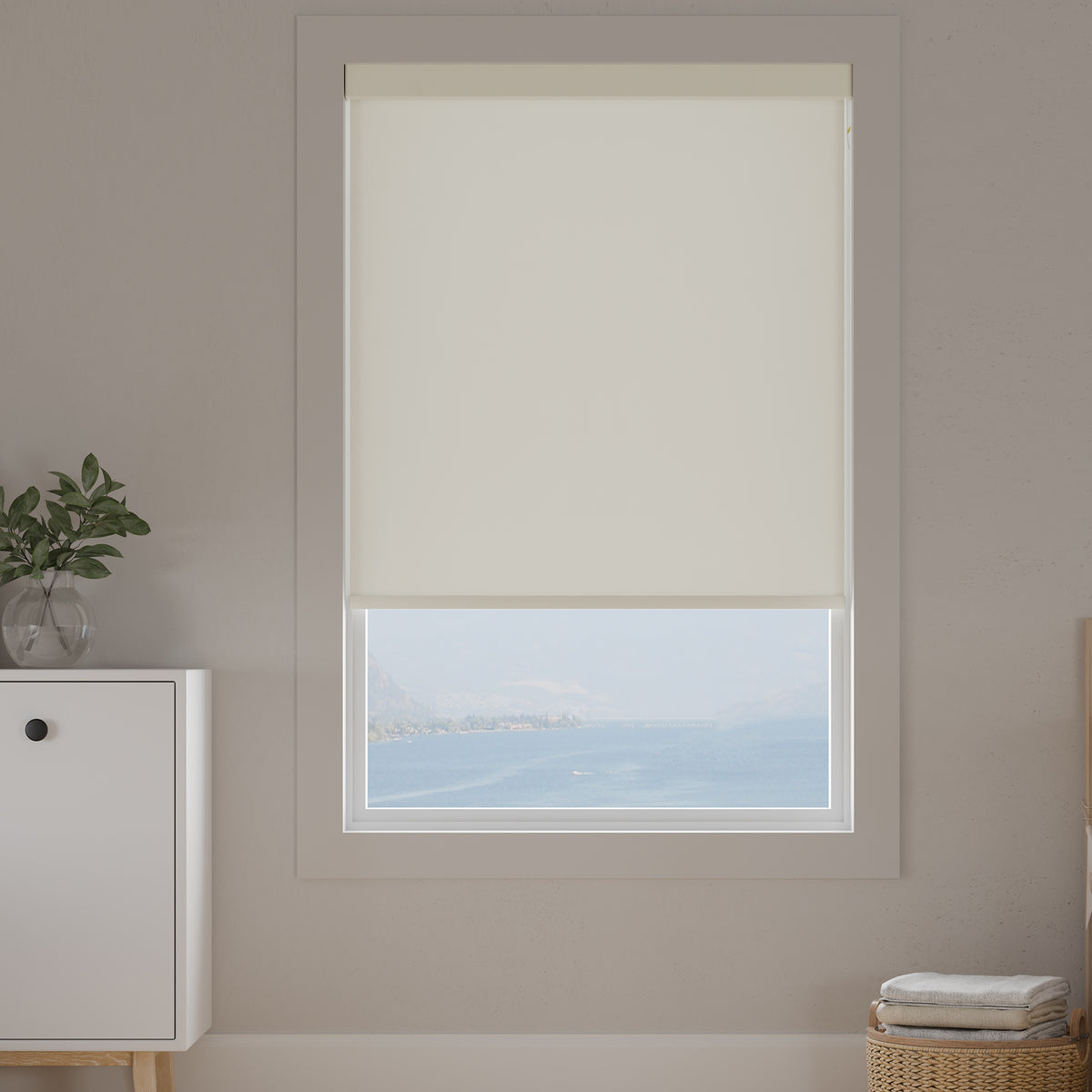 Jensen Cream Light filtering Roller Shades