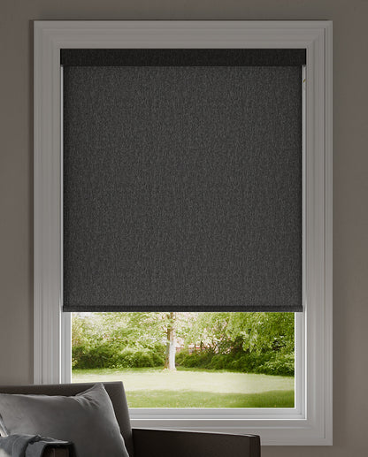 Jensen Black Light Filtering Roller Shades