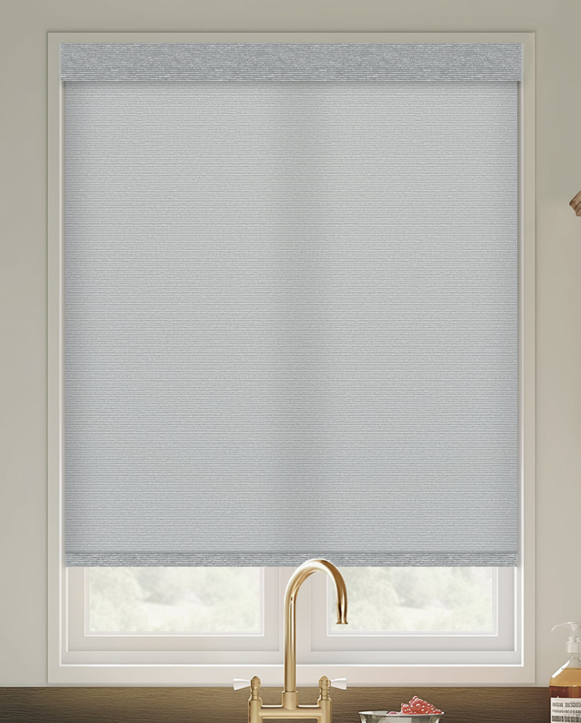 Cayo Steel Light Filtering Roller Shades