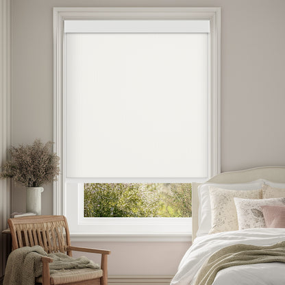 Tamora Bright White Light Filtering Roller Shades
