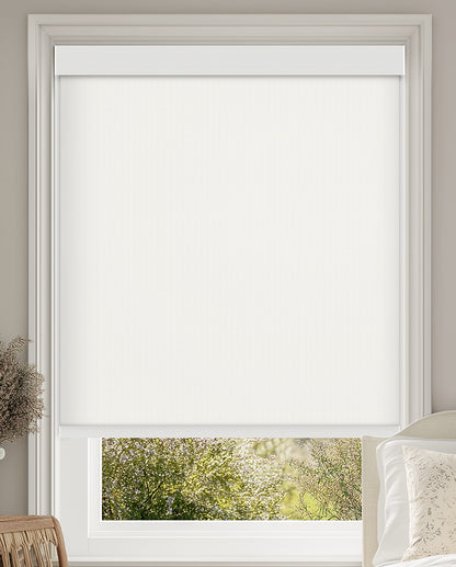 Tamora Bright White Light Filtering Roller Shades