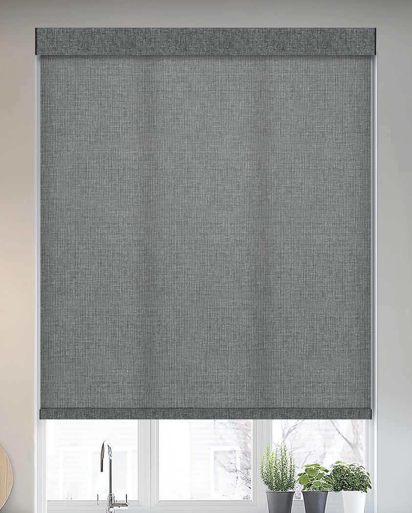 Tamora Charcoal Light Filtering Roller Shades