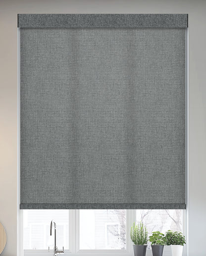 Tamora Charcoal Light Filtering Roller Shades