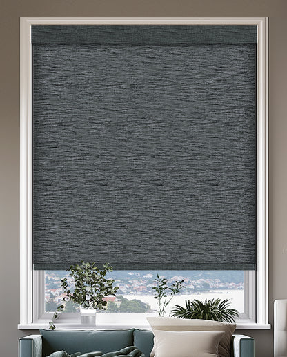 Gemma Denim Light Filtering Roller Shades