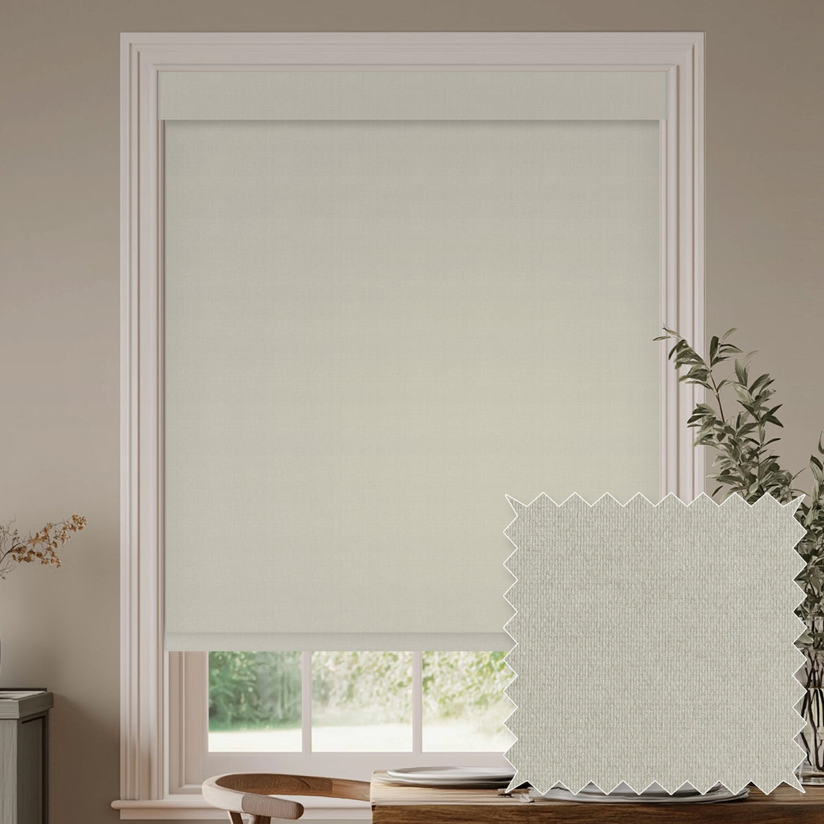 Greeley Silver Blackout Roller Shades