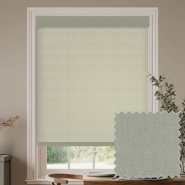 Greeley Silver Light Filtering Roller Shades