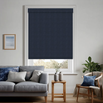 Greeley Indigo Blackout Roller Shades
