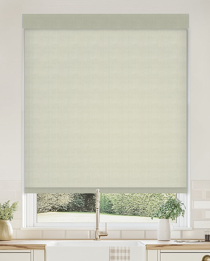 Greeley Mist Light Filtering Roller Shades