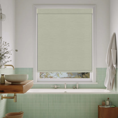 Hinton Slate Flame Retardant Blackout Roller Shades
