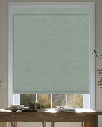 Hinton Laurel Flame Retardant Blackout Roller Shades