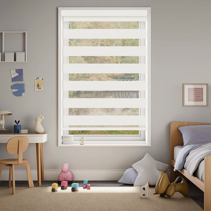 Ives Coconut Light Filtering Zebra Shade