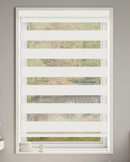 Ives Coconut Light Filtering Zebra Shade