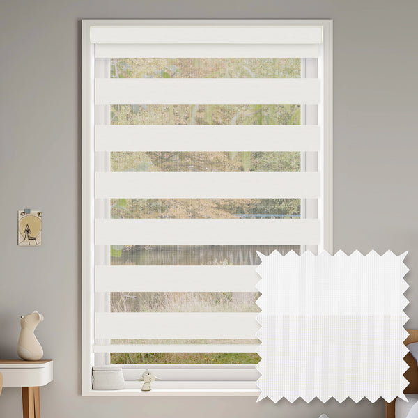 Ives Coconut Light Filtering Zebra Shade