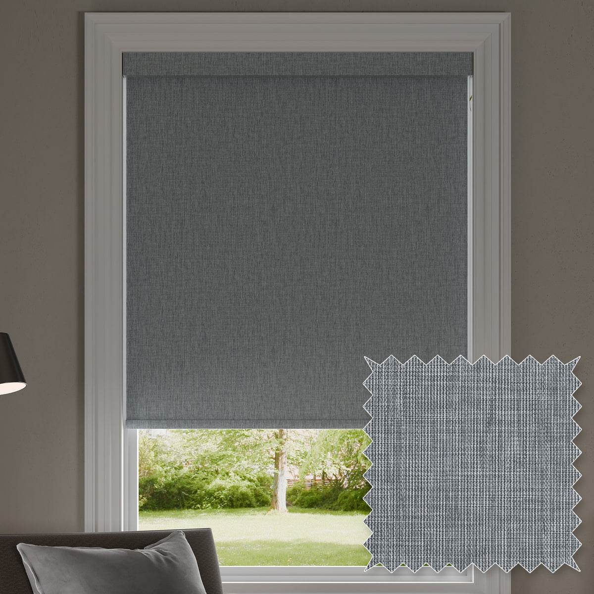 Jensen Navy Blackout Roller Shades