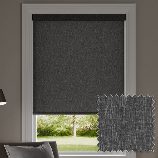 Jensen Black Light Filtering Roller Shades