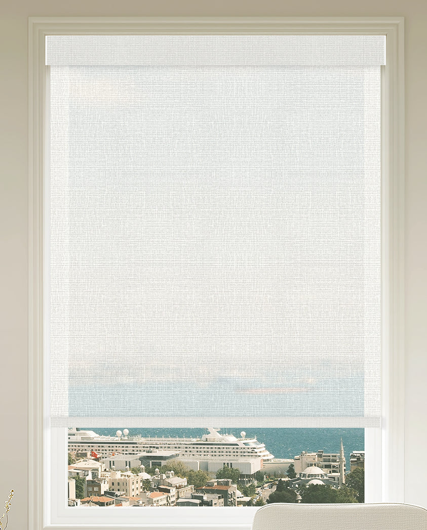 Conway Salt Sheer Roller Shades