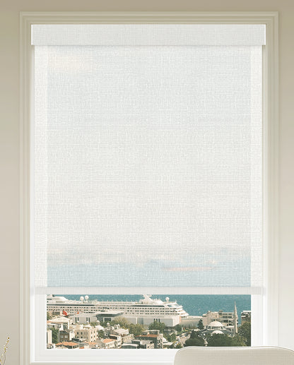 Conway Salt Sheer Roller Shades