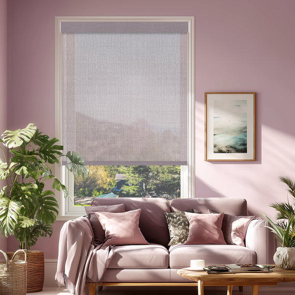 Conway Wisteria Sheer Roller Shades
