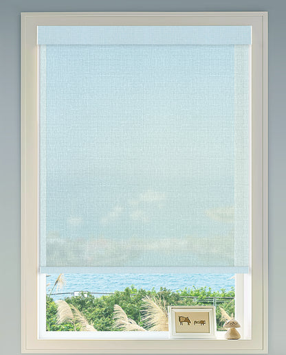 Conway Sky Sheer Roller Shades