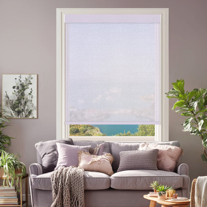 Conway Lilac Sheer Roller Shades