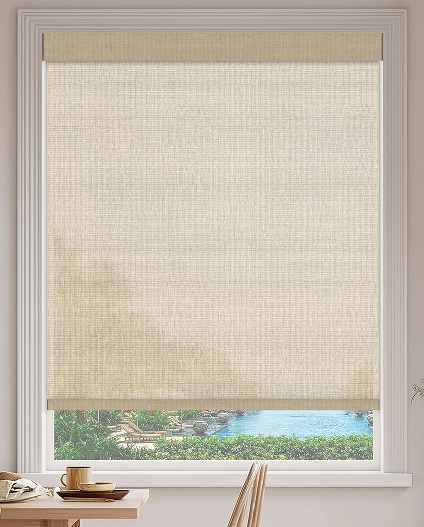 Conway Sand Sheer Roller Shades