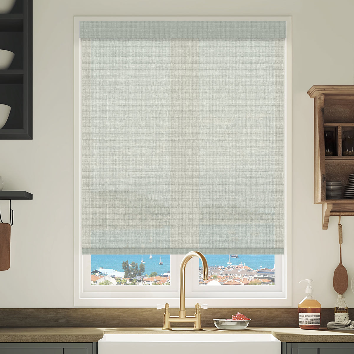Conway Mist Sheer Roller Shades