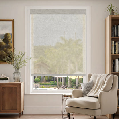 Baroda Birch Sheer Roller Shades