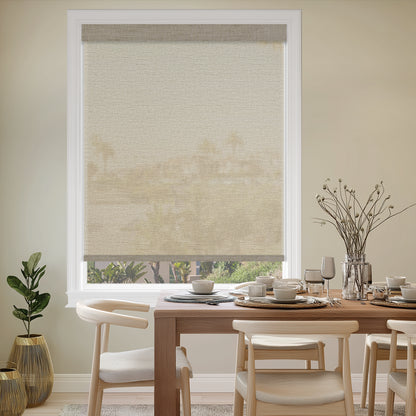 Baroda Stone Sheer Roller Shades