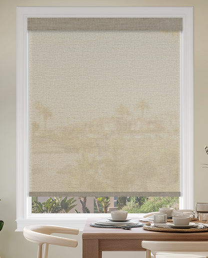 Baroda Stone Sheer Roller Shades