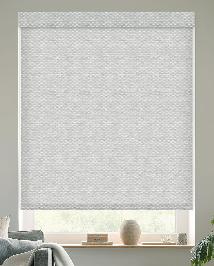Euler Linen Mist Light Filtering Roller Shades